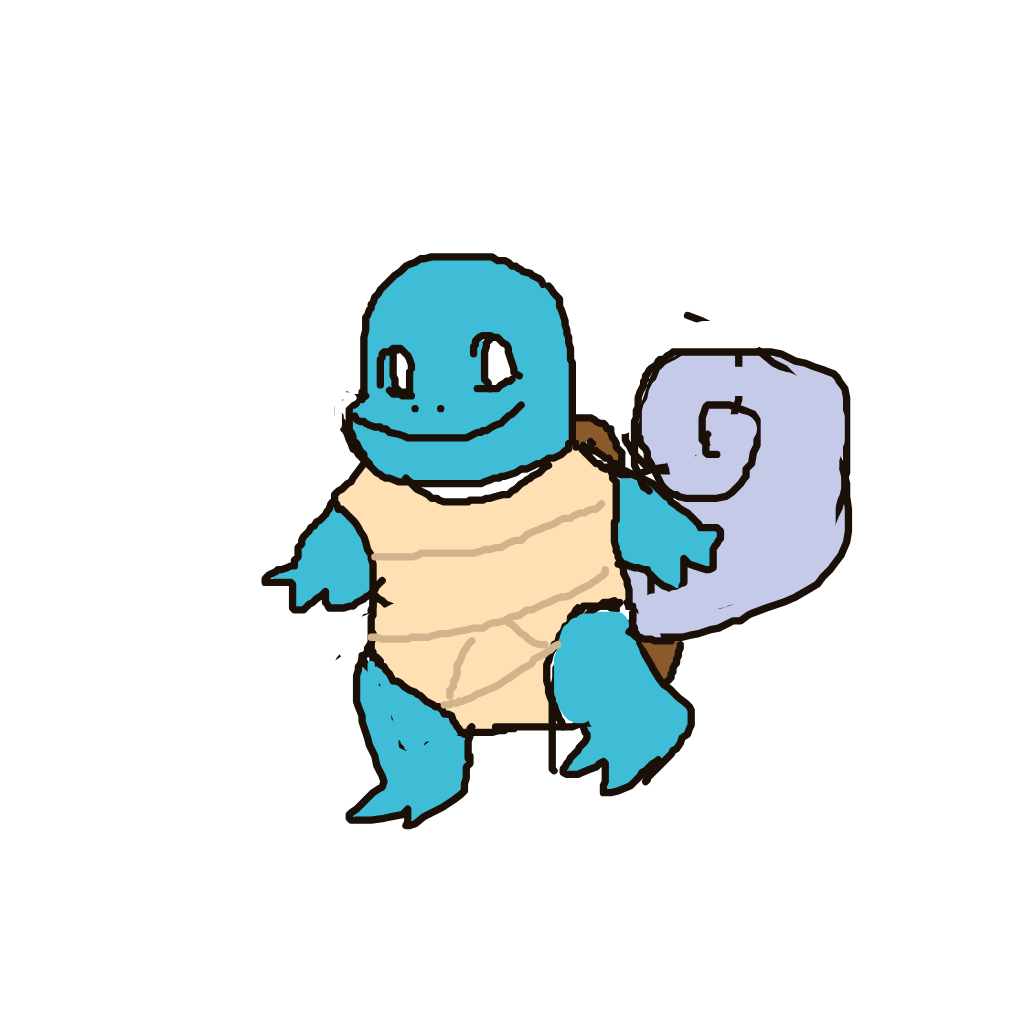 Eliezerbio's drawing of Squirtle — Pokémon sketch on Sketchdex