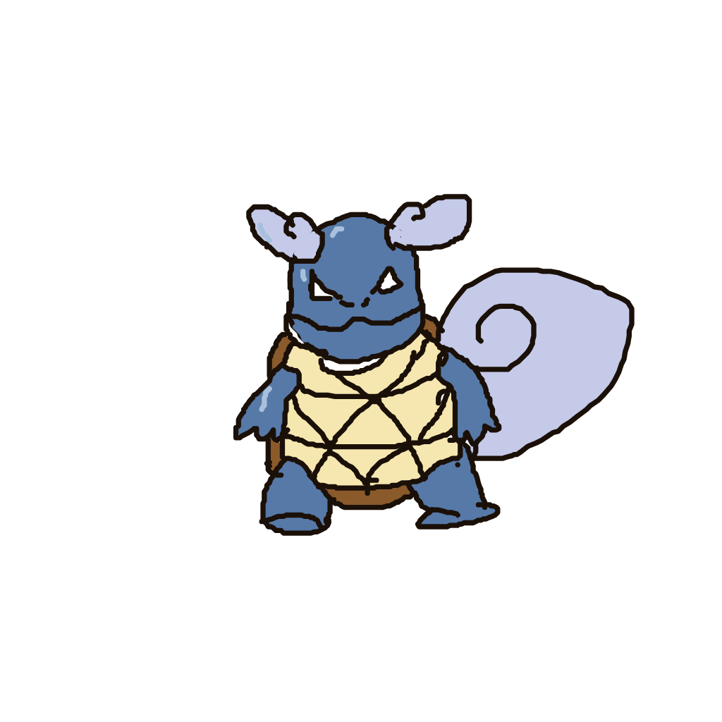 Eliezerbio's drawing of Wartortle — Pokémon sketch on Sketchdex