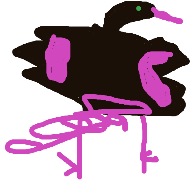 FREDDY's drawing of Fezandipiti — Pokémon sketch on Sketchdex