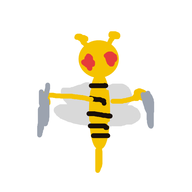 FREDDY's drawing of Beedrill — Pokémon sketch on Sketchdex