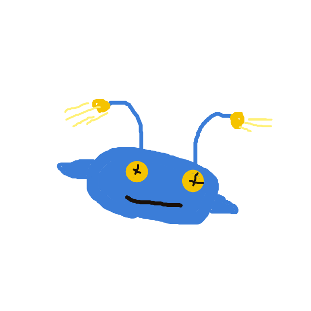 FREDDY's drawing of Chinchou — Pokémon sketch on Sketchdex