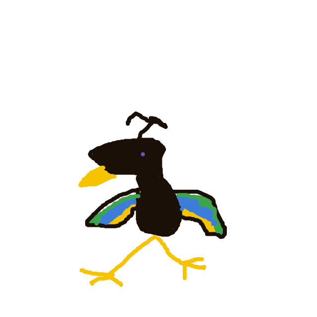 FREDDY's drawing of Chatot — Pokémon sketch on Sketchdex