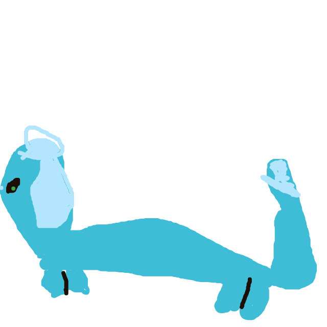 FREDDY's drawing of Glaceon — Pokémon sketch on Sketchdex