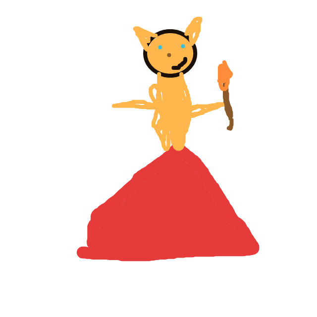 FREDDY's drawing of Delphox — Pokémon sketch on Sketchdex