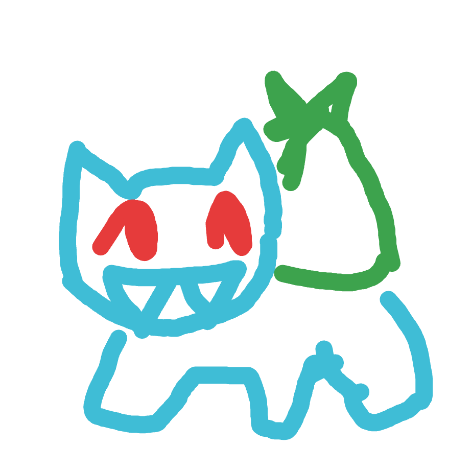 AccordionDinosaur74's drawing of Bulbasaur — Pokémon sketch on Sketchdex
