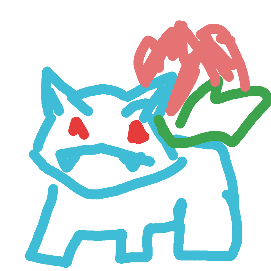 AccordionDinosaur74's drawing of Ivysaur — Pokémon sketch on Sketchdex