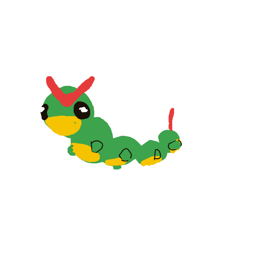 Jey_117's drawing of Caterpie — Pokémon sketch on Sketchdex