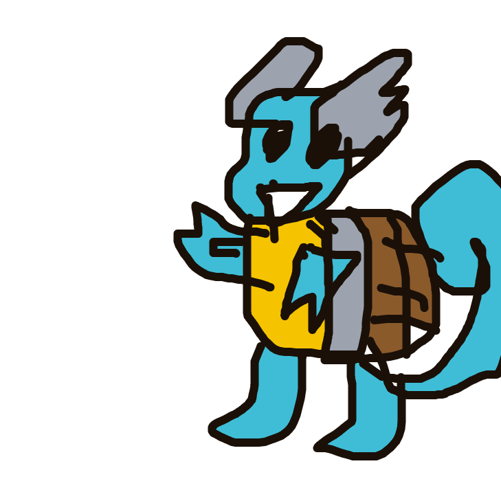 PrimalPidgeot668's drawing of Wartortle — Pokémon sketch on Sketchdex