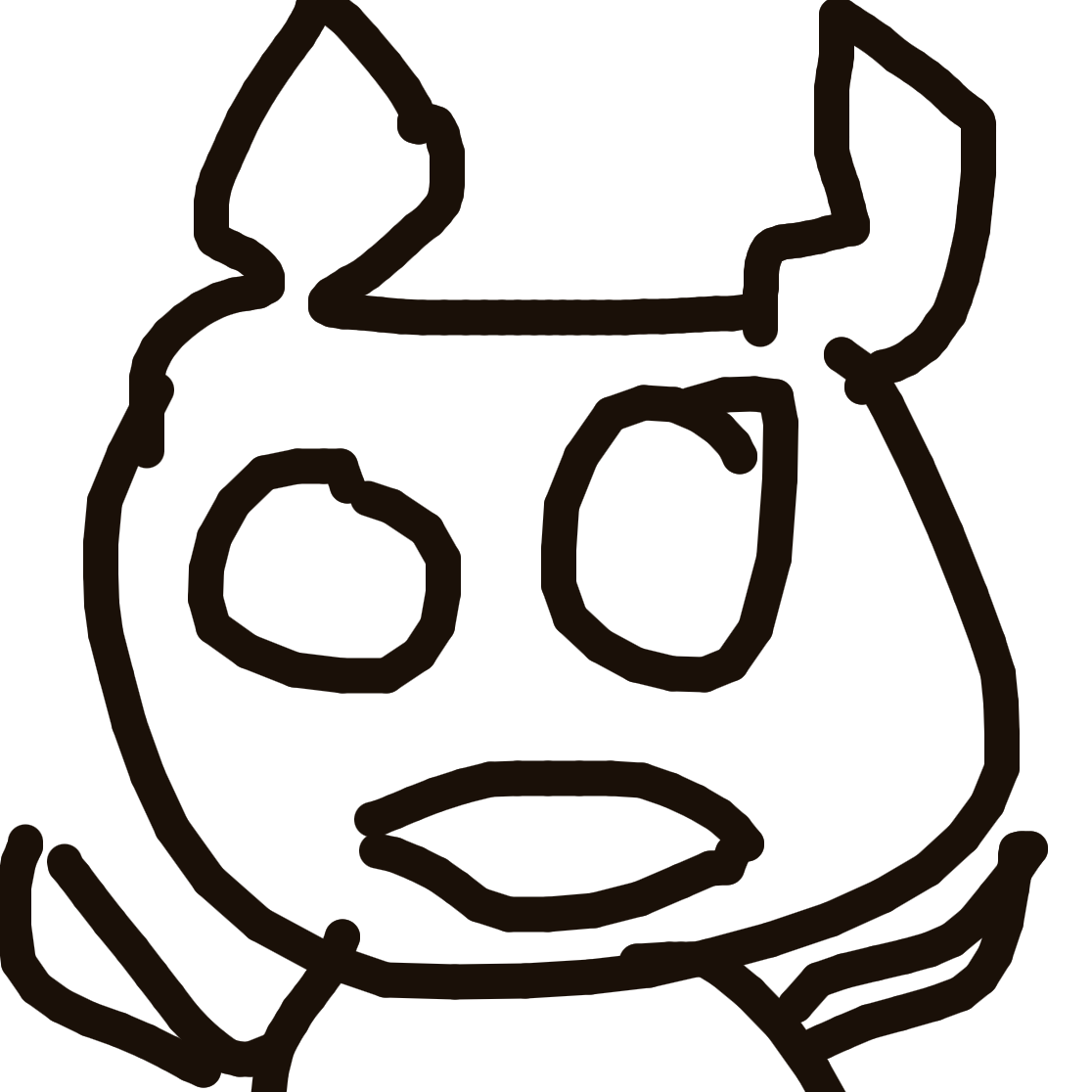 AmberArcanine276's drawing of Mr-mime — Pokémon sketch on Sketchdex