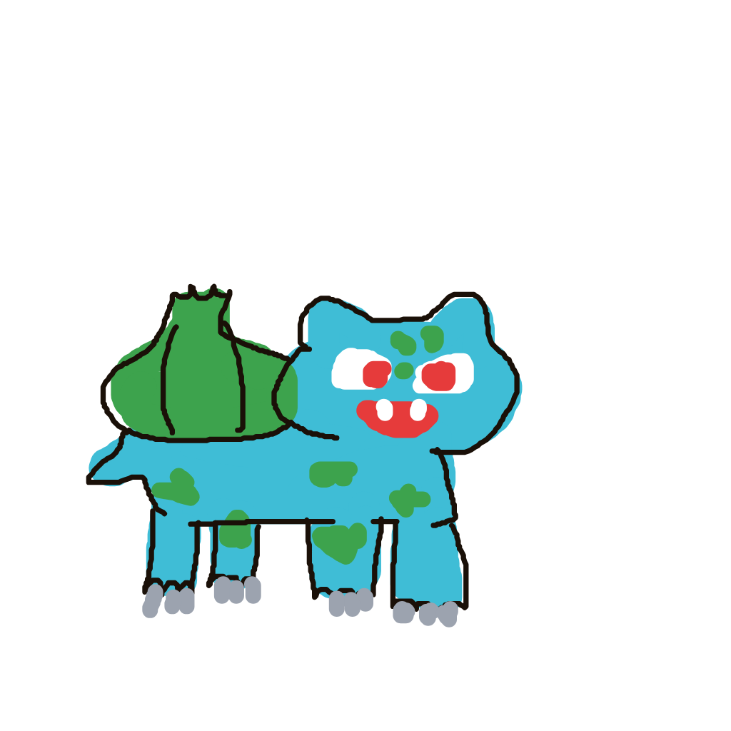 StormyBulbasaur121's drawing of Bulbasaur — Pokémon sketch on Sketchdex