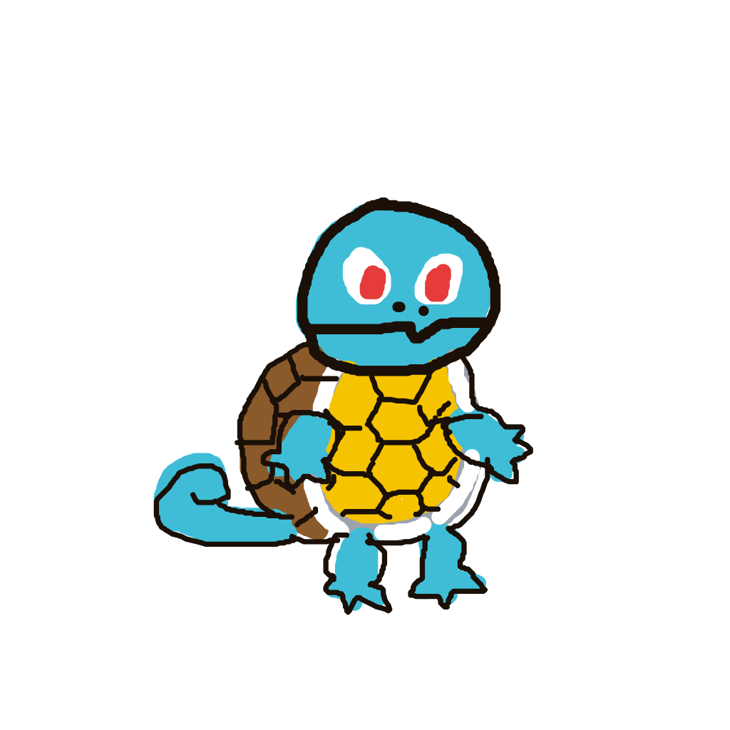 StormyBulbasaur121's drawing of Squirtle — Pokémon sketch on Sketchdex