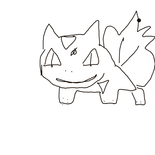 WaveHypno194's drawing of Bulbasaur — Pokémon sketch on Sketchdex