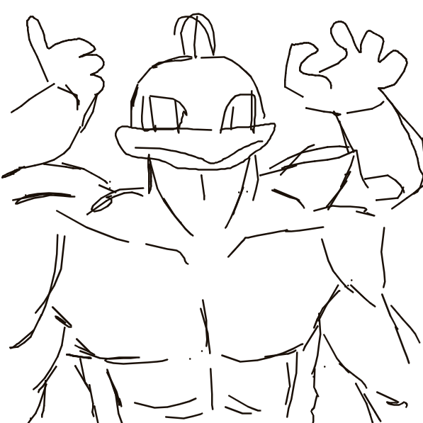WaveHypno194's drawing of Machamp — Pokémon sketch on Sketchdex