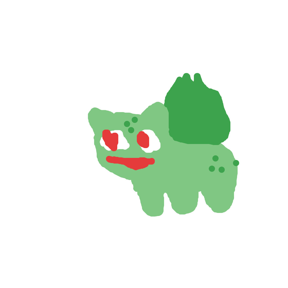 SolarDodrio892's drawing of Bulbasaur — Pokémon sketch on Sketchdex