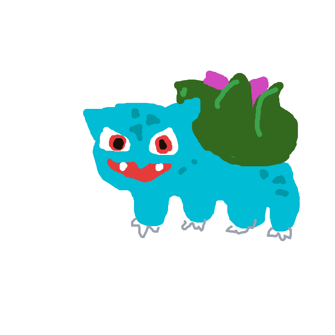 SolarDodrio892's drawing of Ivysaur — Pokémon sketch on Sketchdex