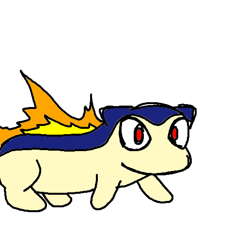 FoFo1300's drawing of Quilava — best Pokémon fan art on Sketchdex