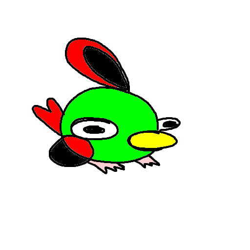 FoFo1300's drawing of Natu — best Pokémon fan art on Sketchdex