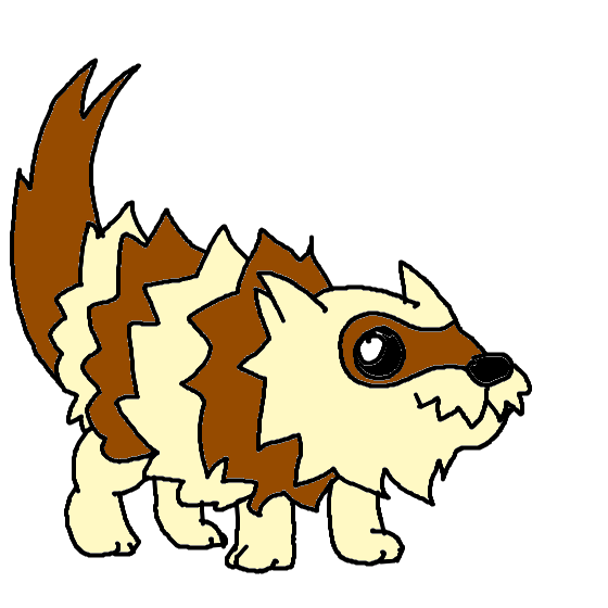 FoFo1300's drawing of Zigzagoon — best Pokémon fan art on Sketchdex