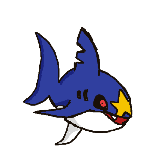 FoFo1300's drawing of Sharpedo — best Pokémon fan art on Sketchdex