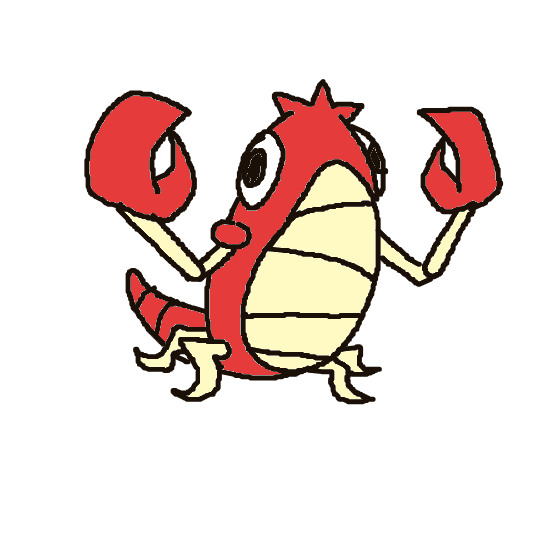 FoFo1300's drawing of Corphish — best Pokémon fan art on Sketchdex