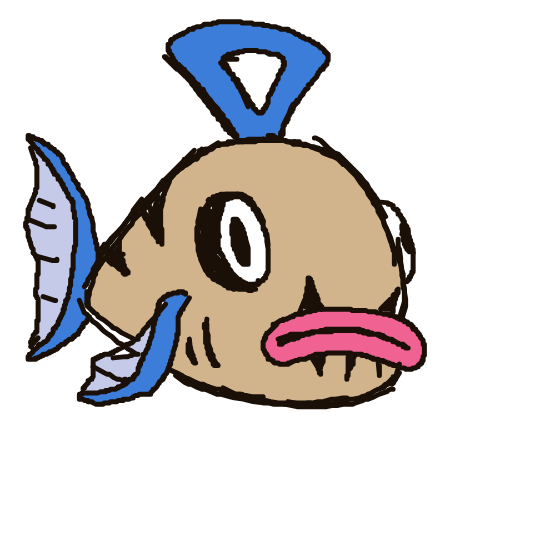 FoFo1300's drawing of Feebas — best Pokémon fan art on Sketchdex