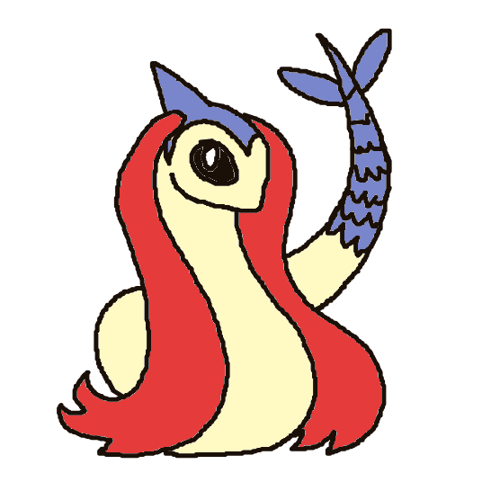 FoFo1300's drawing of Milotic — best Pokémon fan art on Sketchdex
