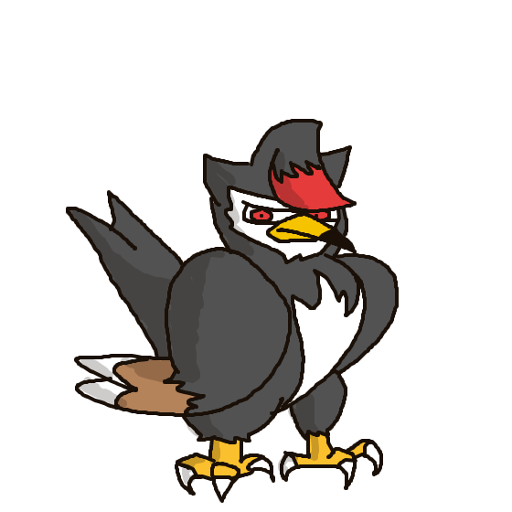 FoFo1300's drawing of Staraptor — best Pokémon fan art on Sketchdex