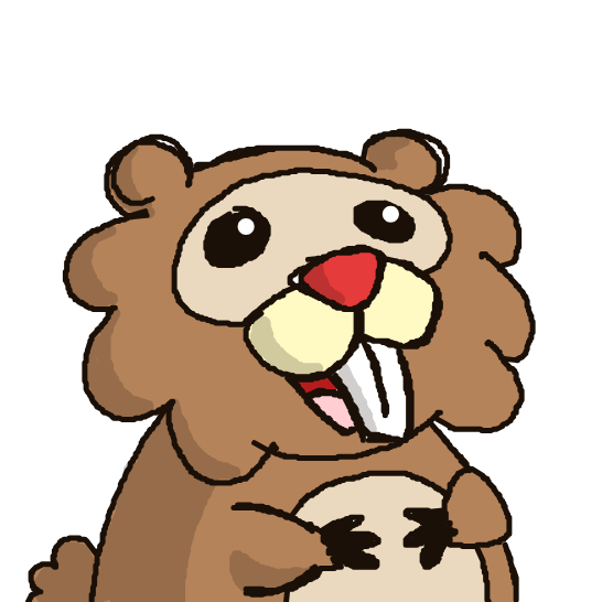 FoFo1300's drawing of Bidoof — best Pokémon fan art on Sketchdex