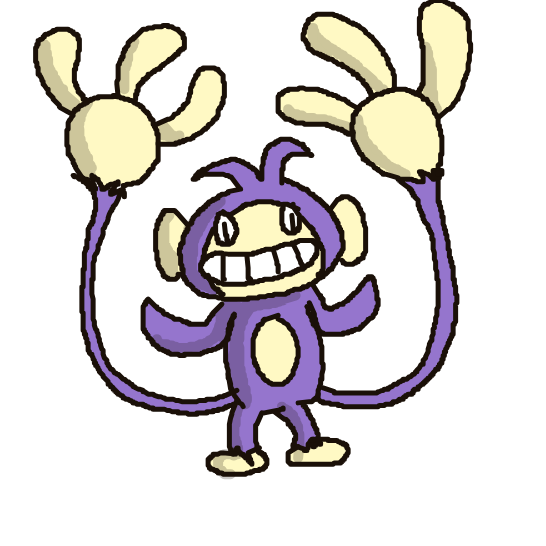 FoFo1300's drawing of Ambipom — Pokémon sketch on Sketchdex
