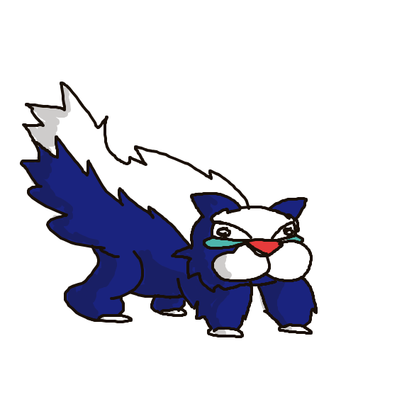 FoFo1300's drawing of Stunky — best Pokémon fan art on Sketchdex