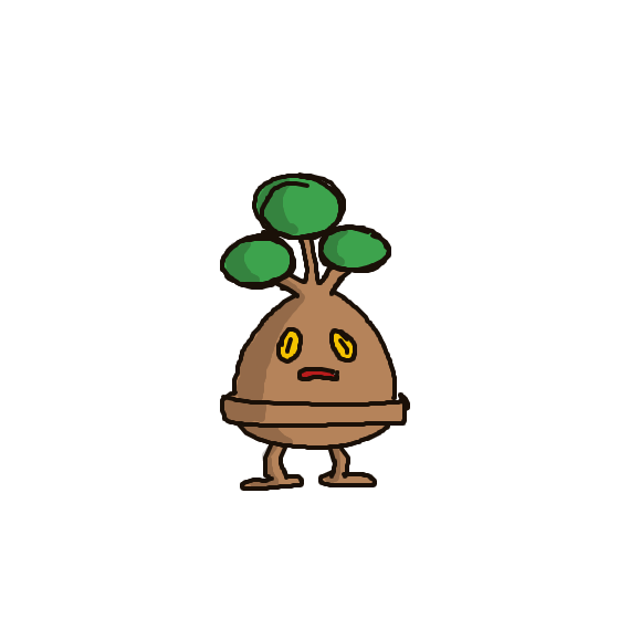 FoFo1300's drawing of Bonsly — best Pokémon fan art on Sketchdex
