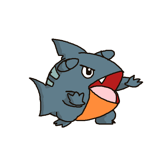 FoFo1300's drawing of Gible — Pokémon sketch on Sketchdex