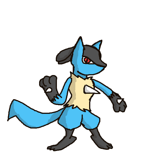 FoFo1300's drawing of Lucario — best Pokémon fan art on Sketchdex