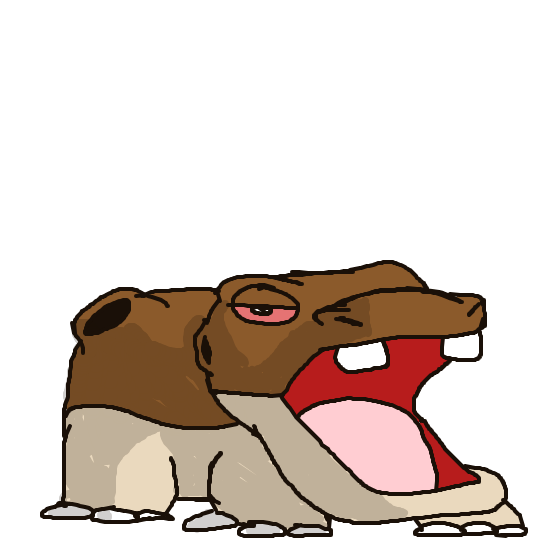 FoFo1300's drawing of Hippowdon — best Pokémon fan art on Sketchdex