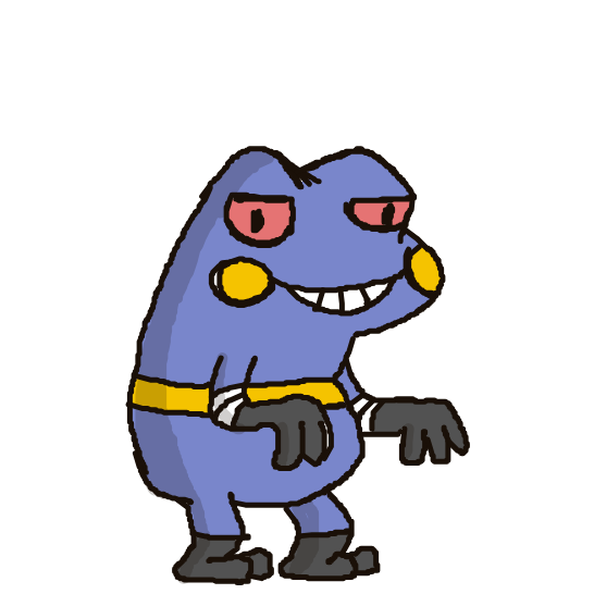 FoFo1300's drawing of Croagunk — Pokémon fan art on Sketchdex