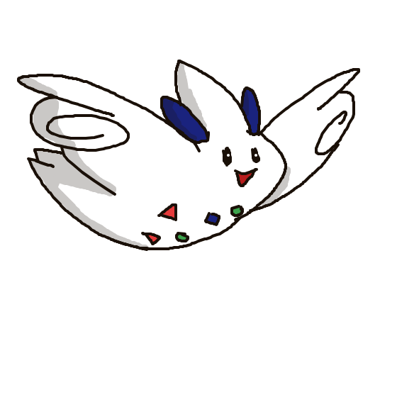 FoFo1300's drawing of Togekiss — best Pokémon fan art on Sketchdex