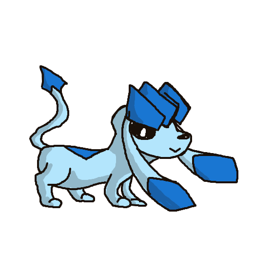 FoFo1300's drawing of Glaceon — best Pokémon fan art on Sketchdex