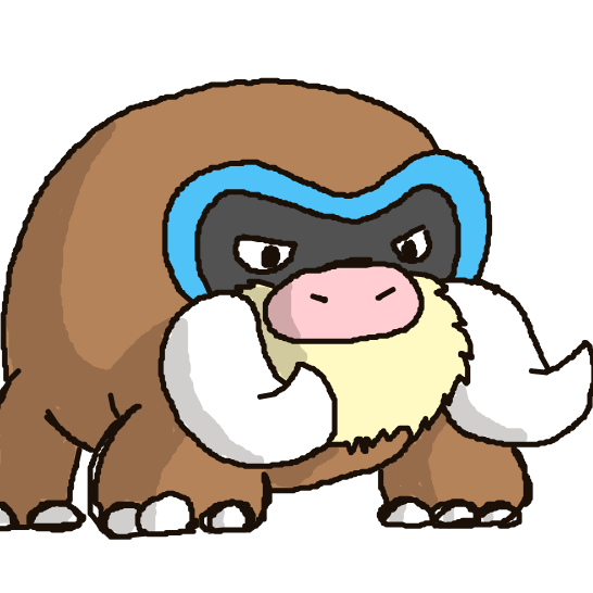 FoFo1300's drawing of Mamoswine — best Pokémon fan art on Sketchdex