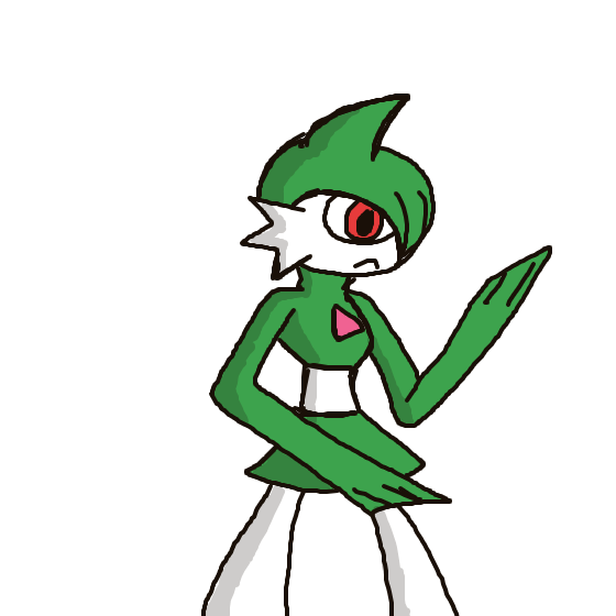 FoFo1300's drawing of Gallade — best Pokémon fan art on Sketchdex