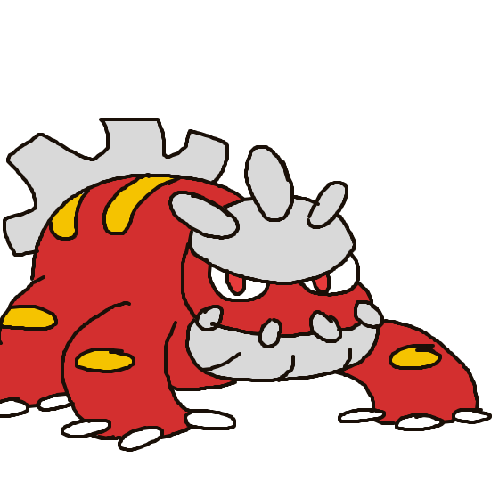 FoFo1300's drawing of Heatran — Pokémon sketch on Sketchdex