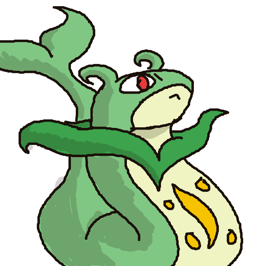 FoFo1300's drawing of Serperior — Pokémon sketch on Sketchdex