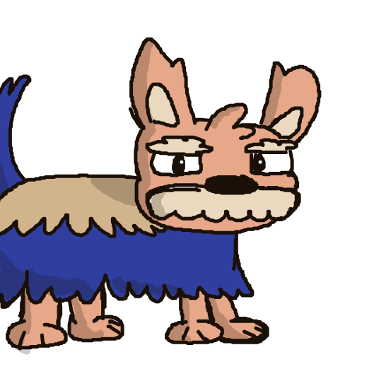 FoFo1300's drawing of Herdier — Pokémon sketch on Sketchdex