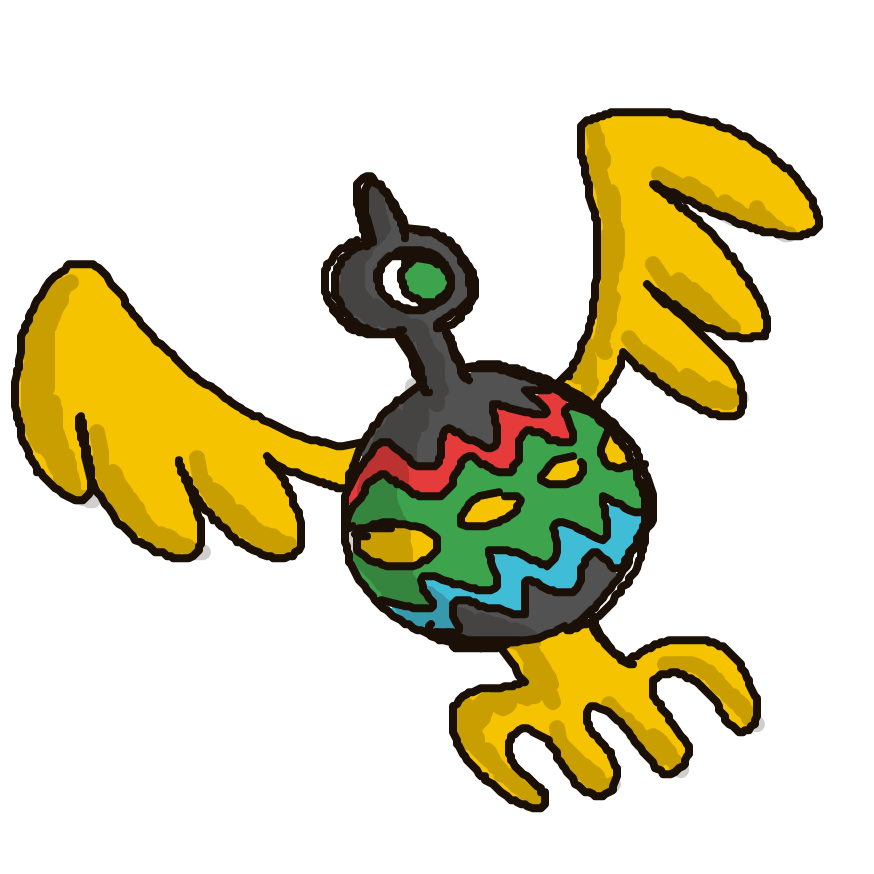 FoFo1300's drawing of Sigilyph — Pokémon sketch on Sketchdex