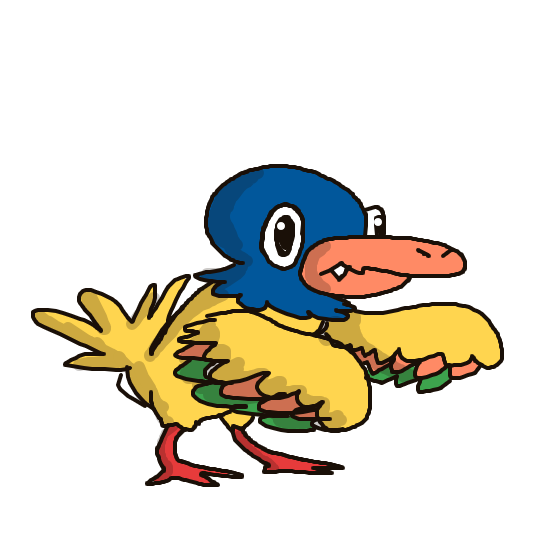 FoFo1300's drawing of Archen — Pokémon sketch on Sketchdex