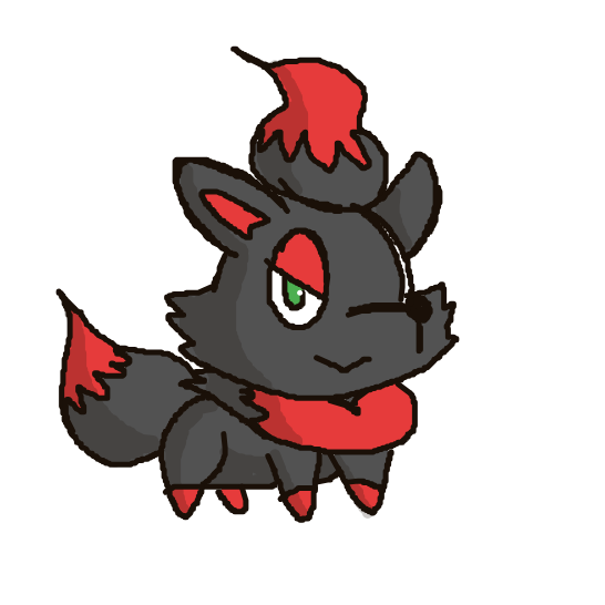 FoFo1300's drawing of Zorua — Pokémon sketch on Sketchdex