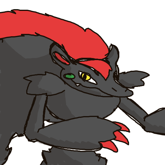 FoFo1300's drawing of Zoroark — Pokémon fan art on Sketchdex