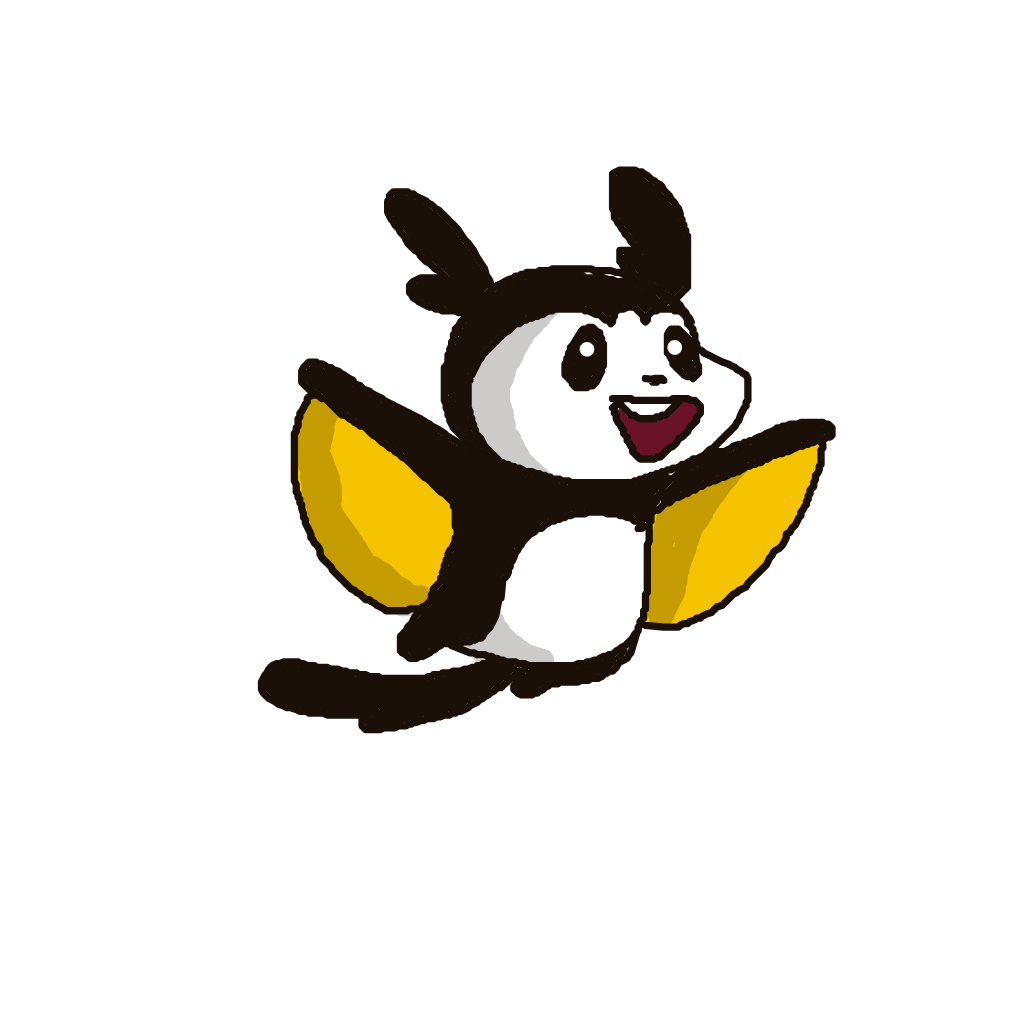 FoFo1300's drawing of Emolga — Pokémon sketch on Sketchdex