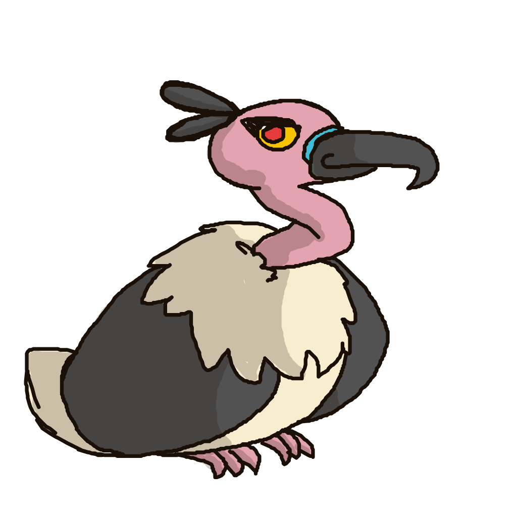 FoFo1300's drawing of Mandibuzz — Pokémon sketch on Sketchdex