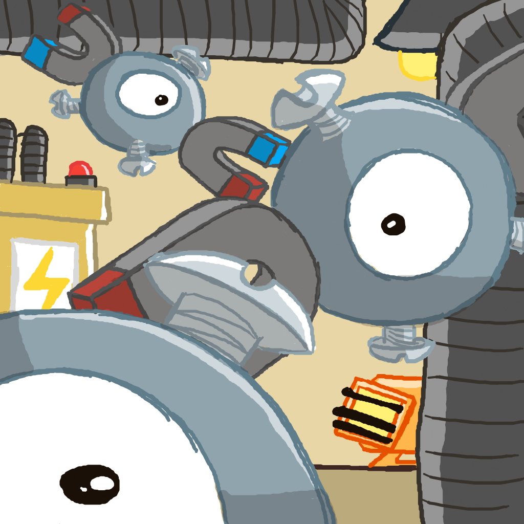 FoFo1300's drawing of Magnemite — Pokémon fan art on Sketchdex