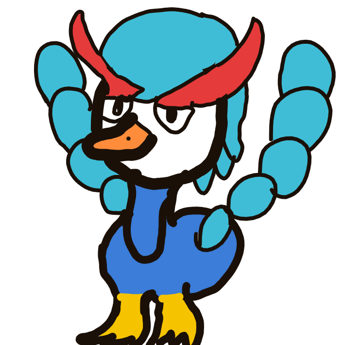 Sebbythedragon's drawing of Quaquaval — best Pokémon fan art on Sketchdex